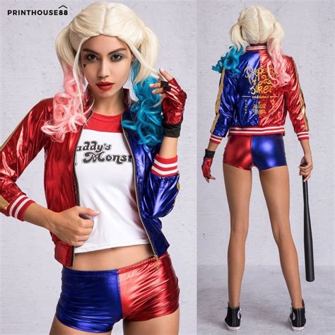 cheap harley quinn outfit|harley quinn's different outfits.